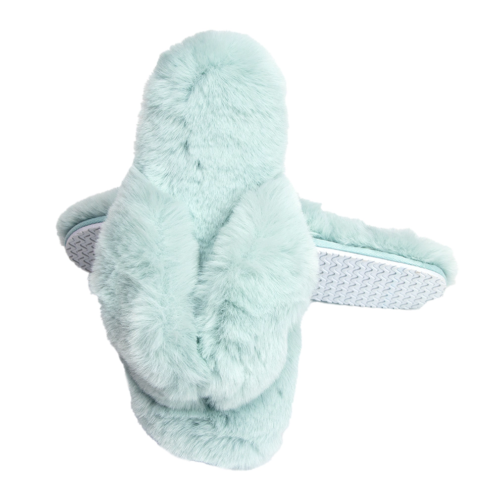 Roxoni Women’s Plush Fuzzy Slippers with Soft Faux Fur for Cozy Indoor Comfort