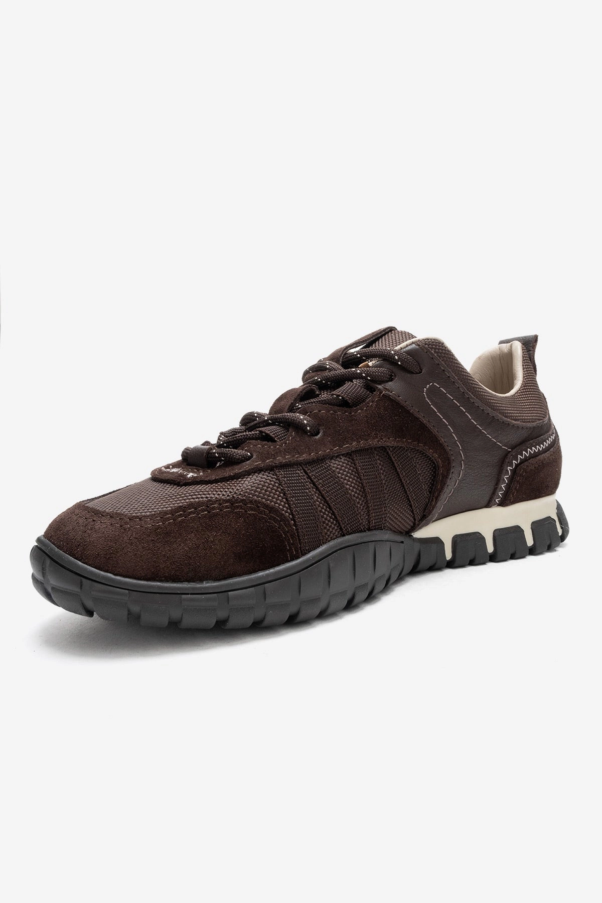 Forever & Always Womens Fiera Leather Mesh Sneaker