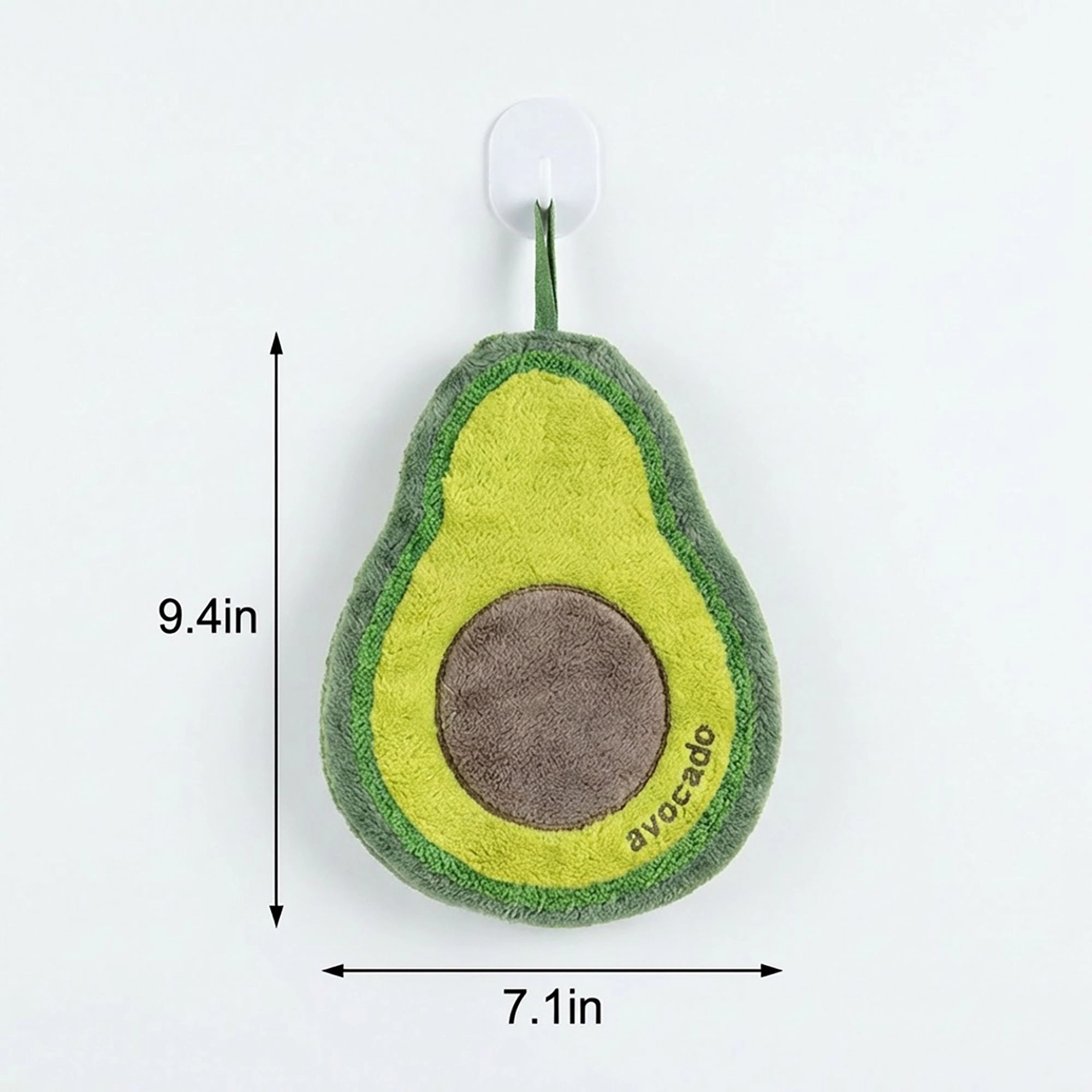 Alilang Unisex 3 Pack Hanging Hand Towels Cute Fruit Shape Kitchen Bathroom Quick Dry Decorative Cleaning
