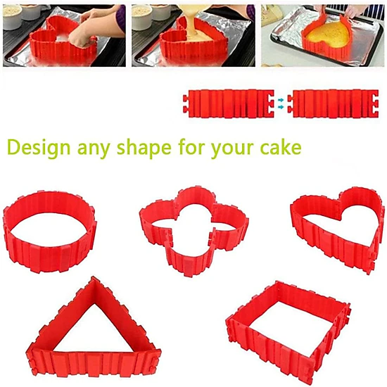 Giantpower Bake Snakes Silicone Cake Molds Set of 4, Color: Red - JCPenney