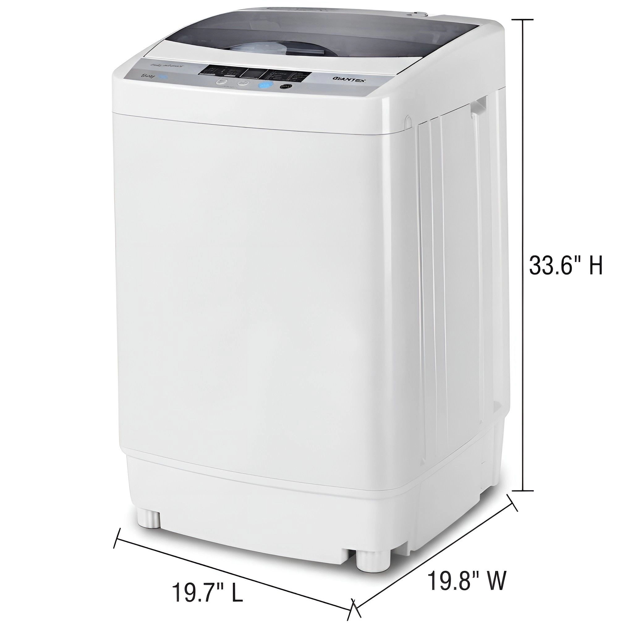 SlickBlue Portable Top Load Washer with Stainless Steel Tub