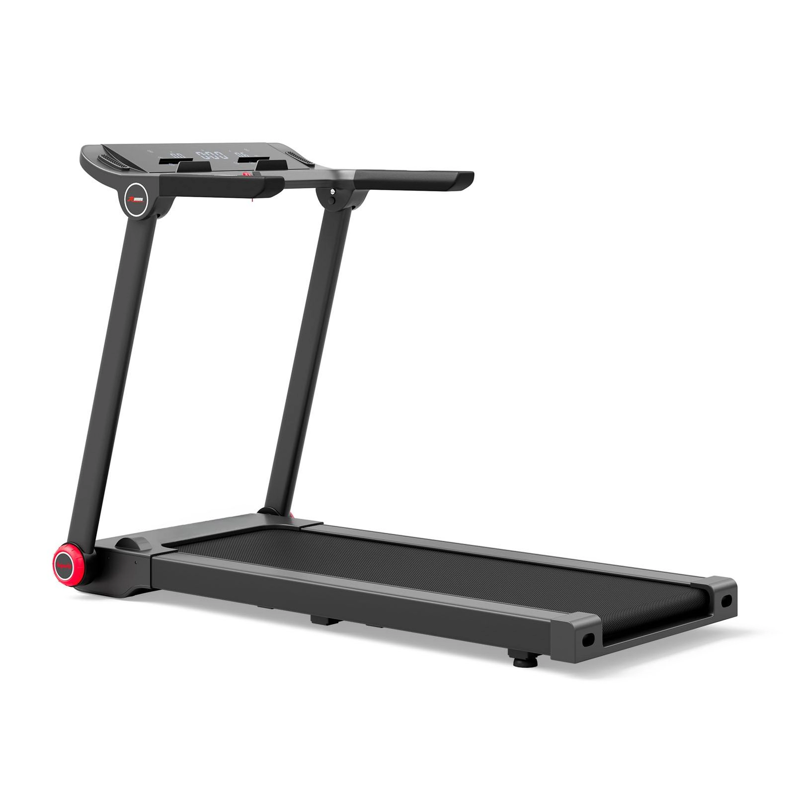 SUGIFT Black 3.75-HP Folding Treadmill with 12 Preset Programs 57.5-in W 29.7-in D 42.3-in H 265-lb User Capacity