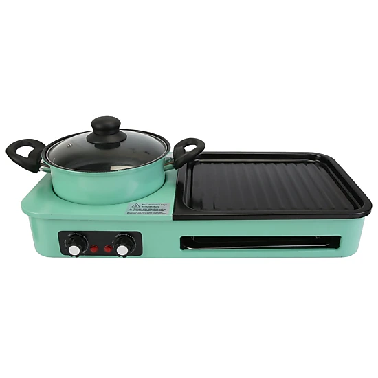 GBruno 3-in-1 Electric Hot Pot With Grill