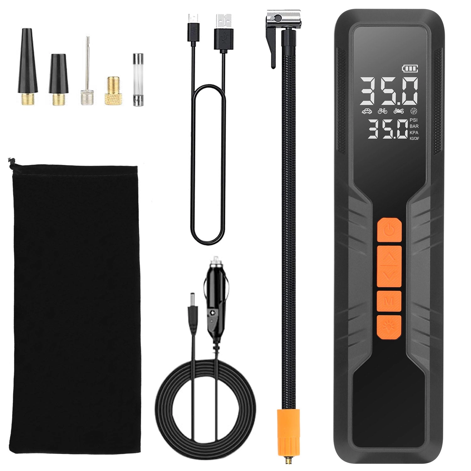 GBruno 150PSI Digital Tire Inflator Air Compressor