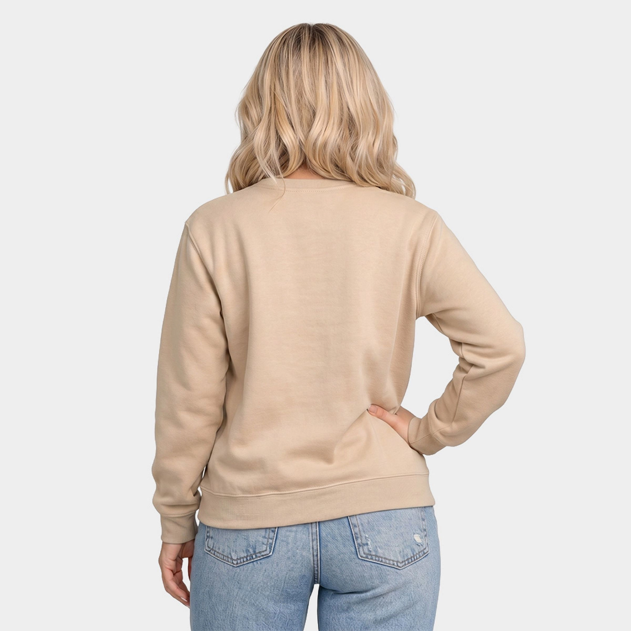 Simply Sage Market - Women's Graphic Sweatshirt Embroidered Spooky Goose