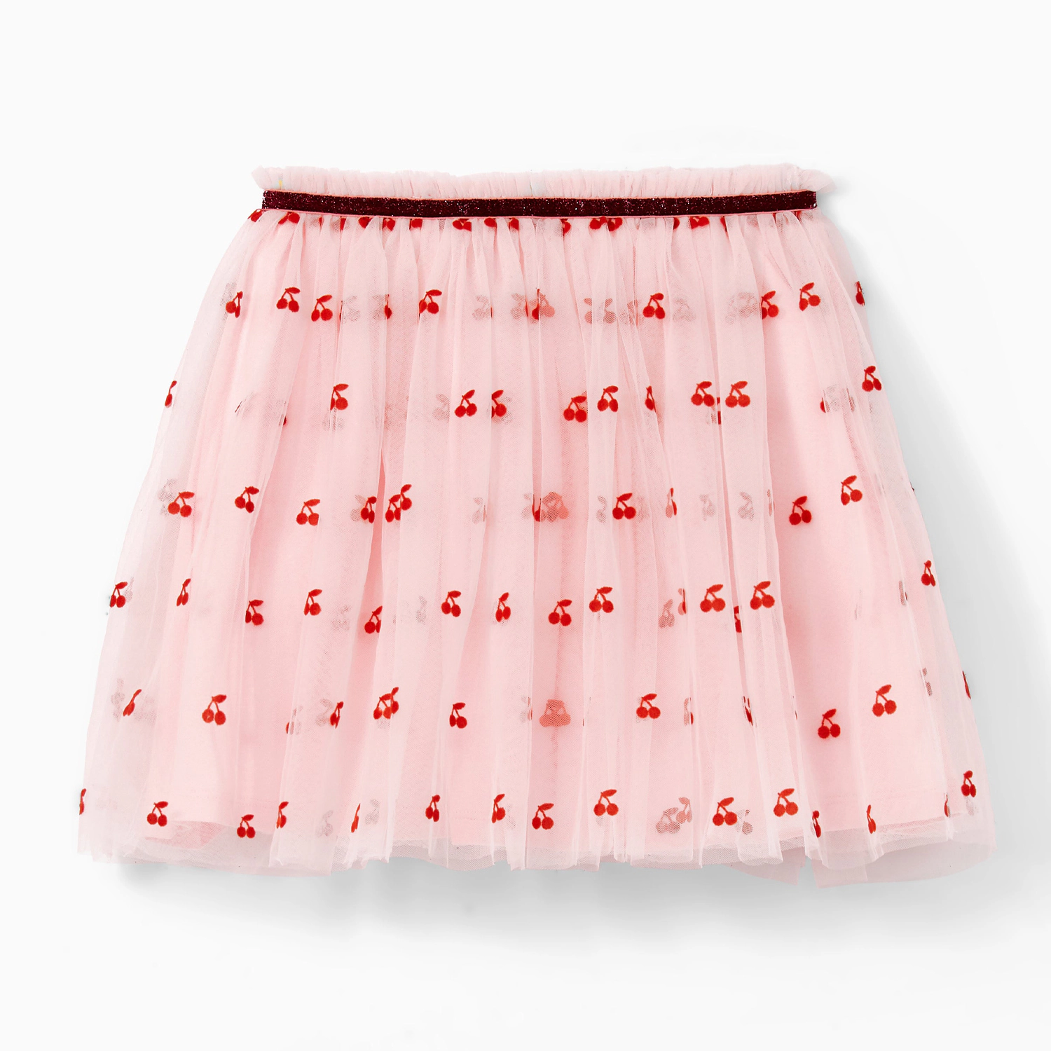 Rockets of Awesome Cherry Tulle Skirt for Girls