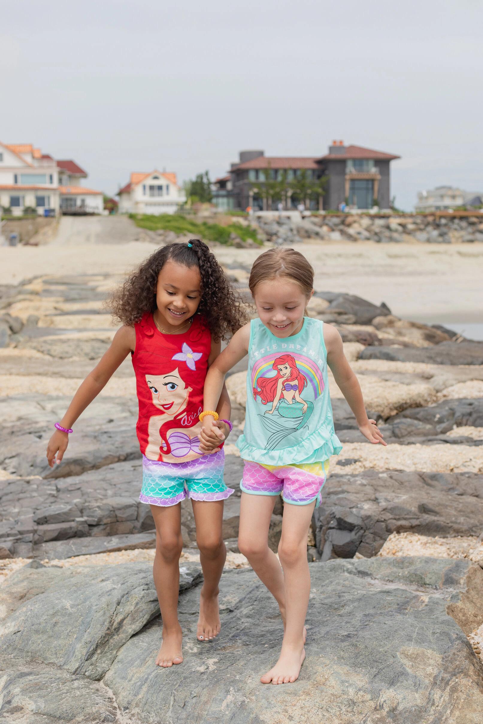 Disney Princess Girls' Sleeveless Tank Top Set