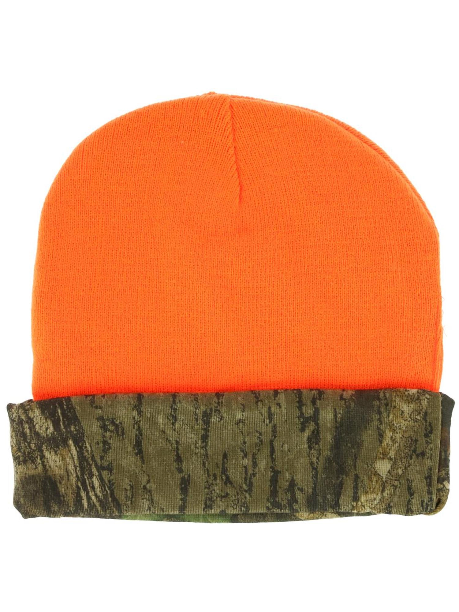 Iceberg Polar Wear Men's Reversible Camo Heavyweight Knit Winter Hat
