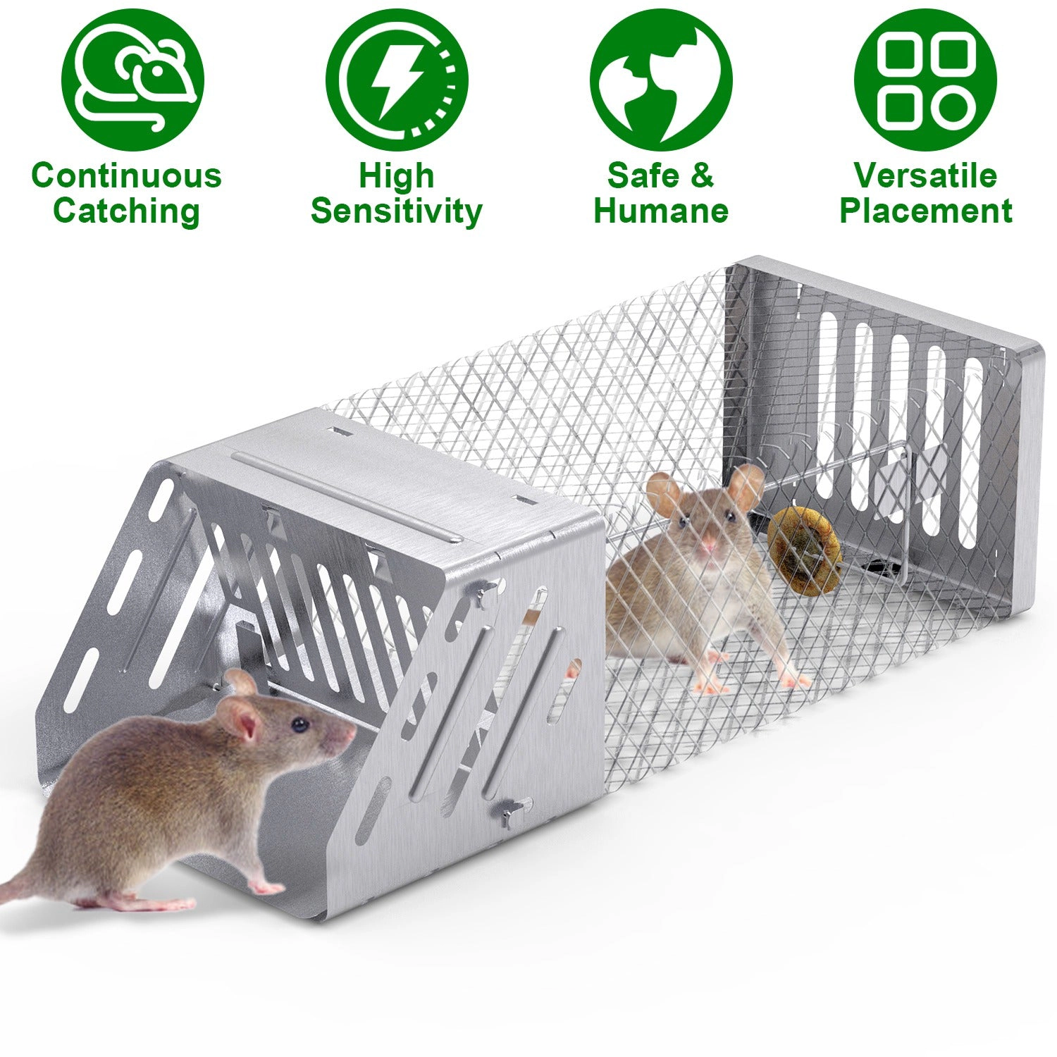 GBruno Automatic Continuous Mouse Trap Cage 11 Cm