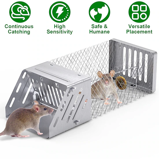 GBruno Automatic Continuous Mouse Trap Cage 11 Cm