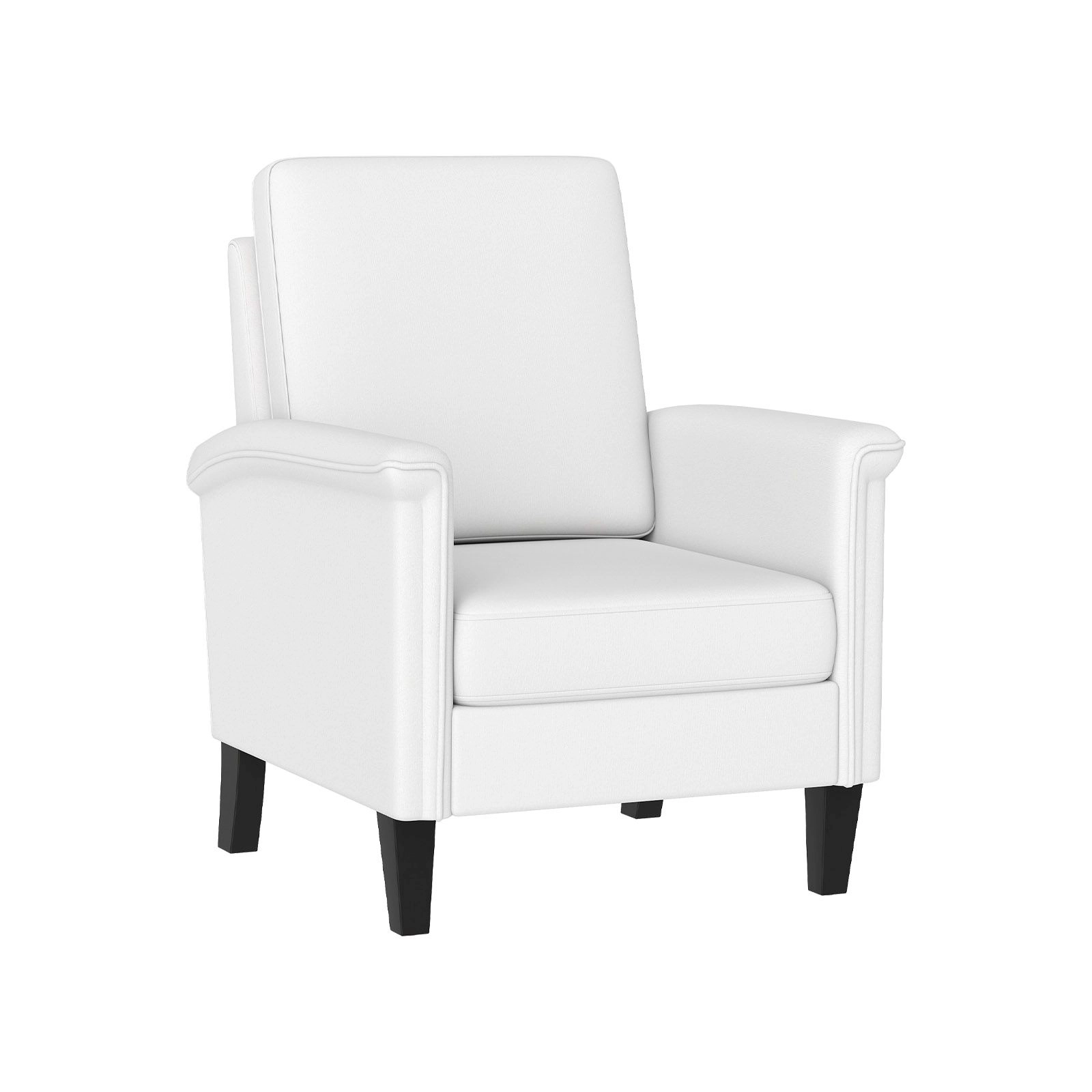 SlickBlue Unisex Floral Linen Accent Chair with Padded Arms