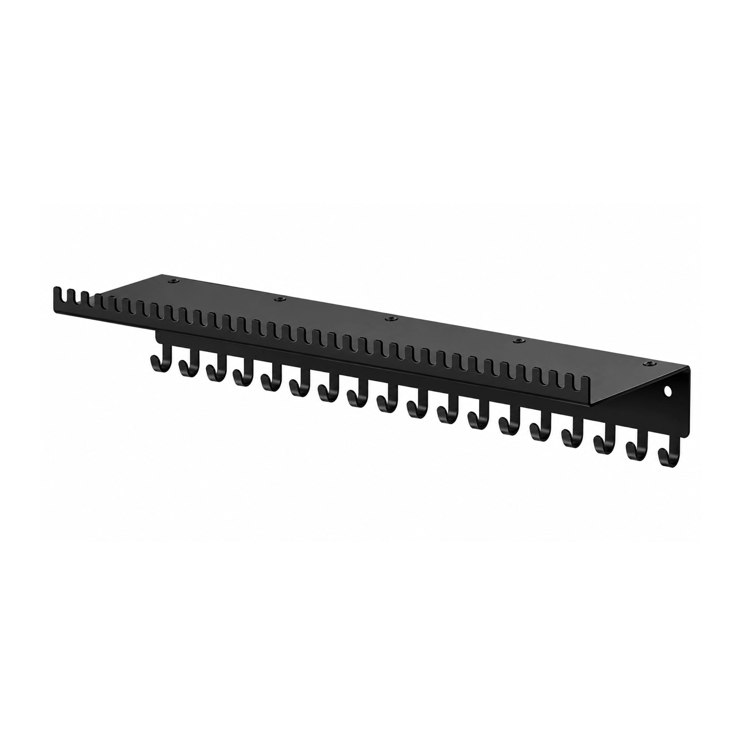 Stock Preferred Wall Mounted Jewelry Organizer with Shelf and 56 Hooks for Necklaces