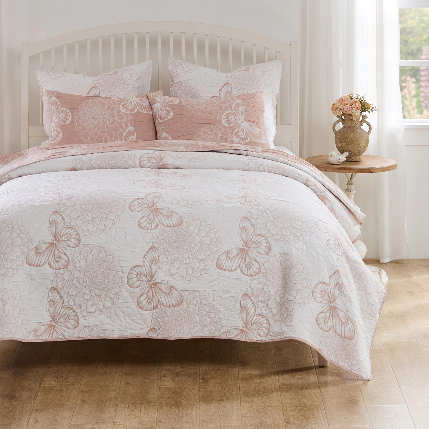 Greenland Home Fashions Mariposa Luxurious Modern Design Coverlet Bedding Set 3 Piece