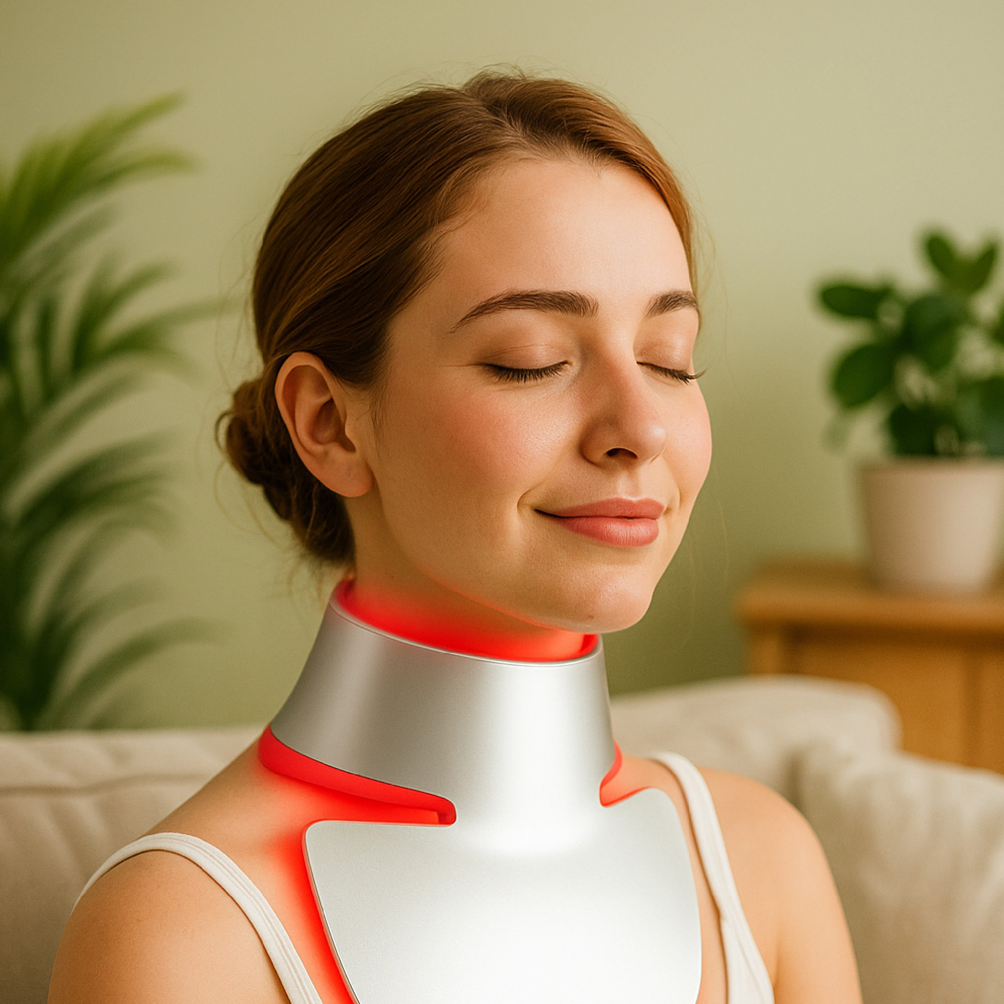 Pursonic Women's LED Light Therapy Anti-Aging Skincare System with Eye Mask, Face Device & Neck Plate