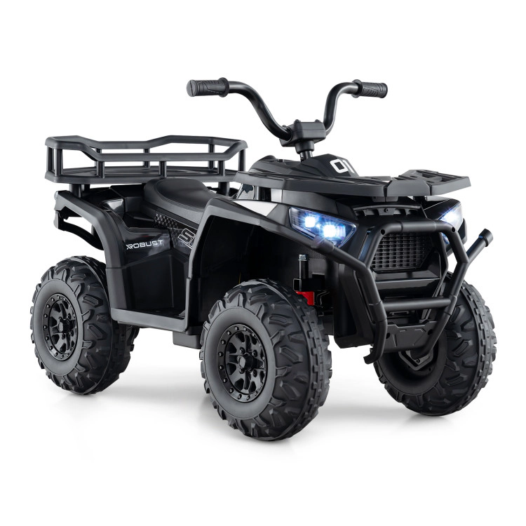 Hivvago 24V Kids Ride on Electric ATV Quad Car with Realistic Sounds and  LED Lights