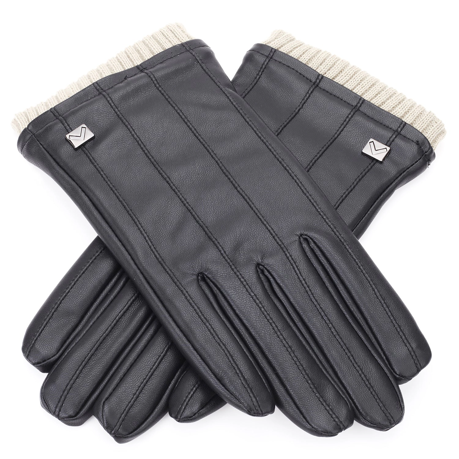 Gallery Seven Men's Touchscreen Lined Winter Gloves
