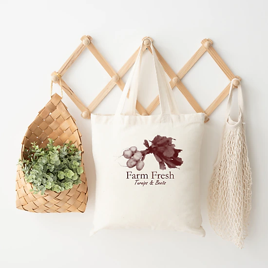 Simply Sage Market - Canvas Tote - Farm Fresh Turnips and Beets