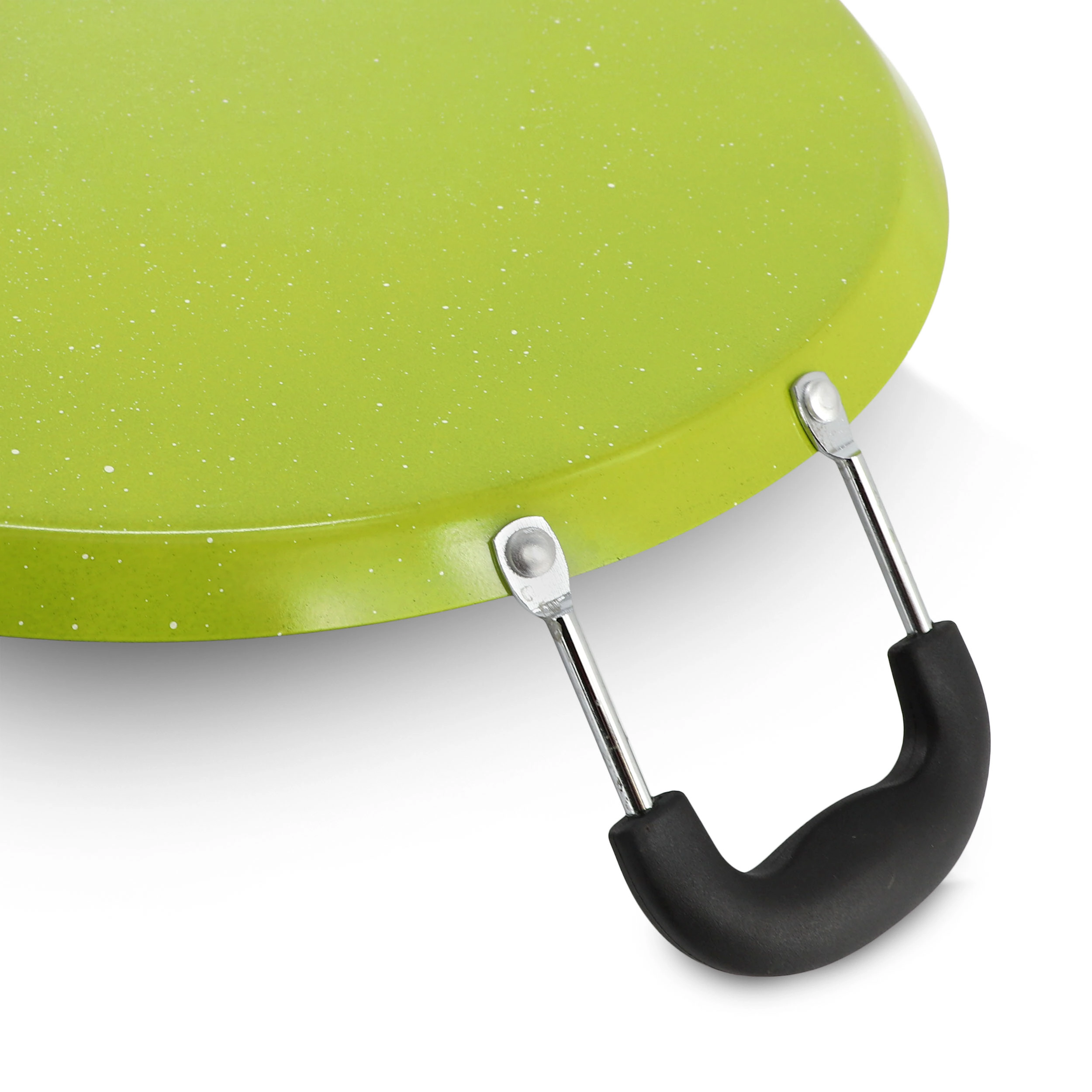 Oster Zadora 14" Non-Stick Interior Durable Carbon Steel Comal in Lime Green