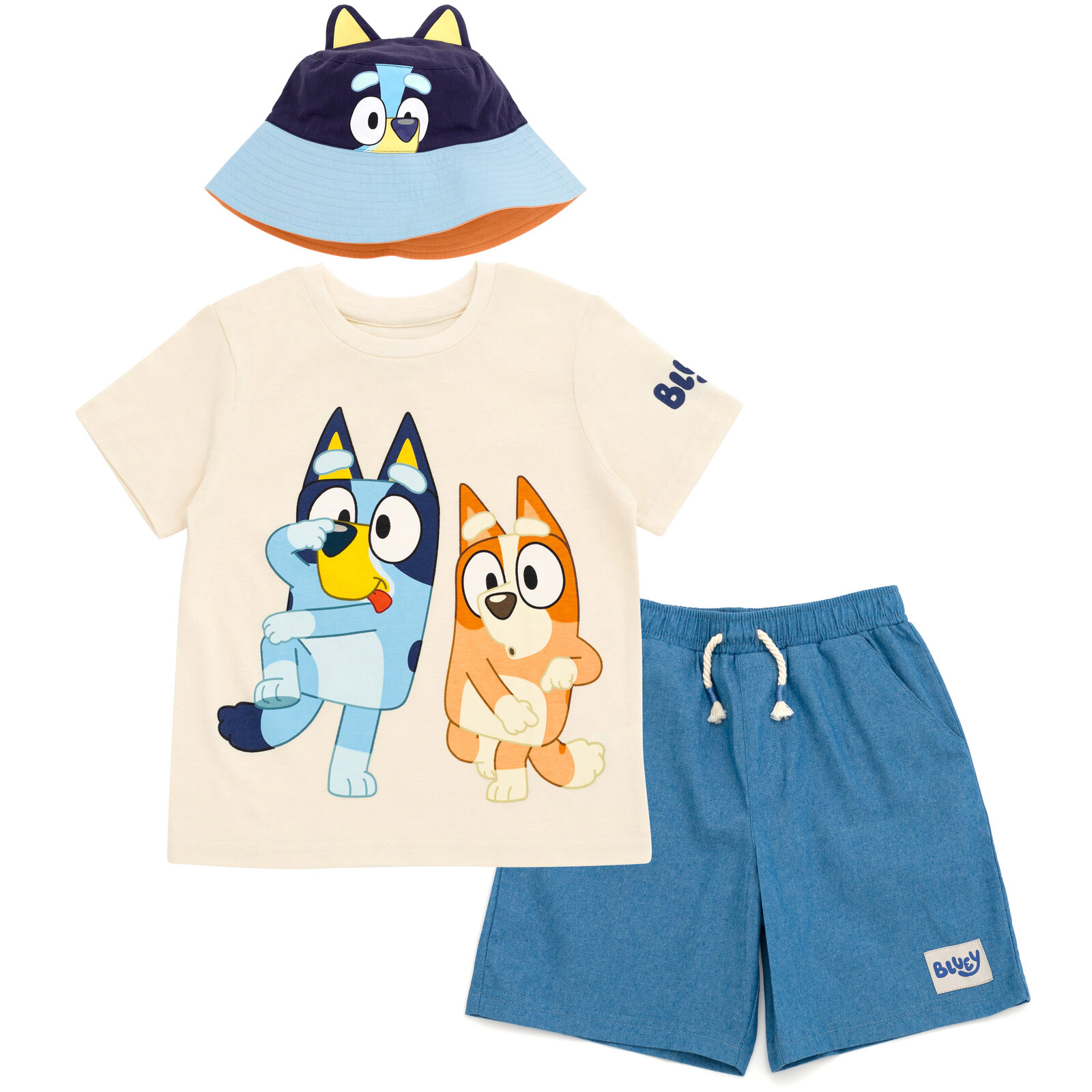 Bluey Boys' T-Shirt and Shorts Set