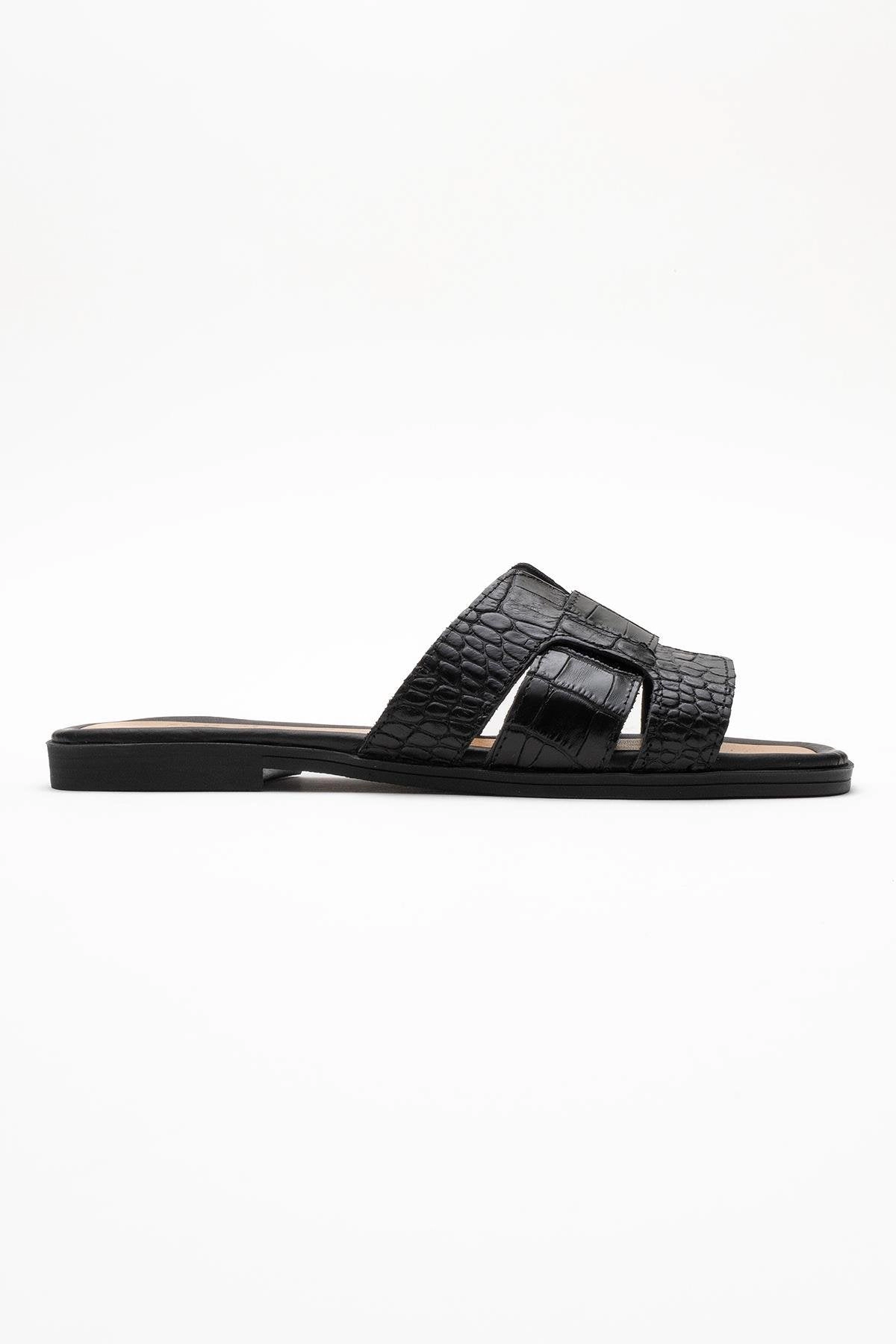 Forever & Always Womens Notre Leather Flat Sandalss
