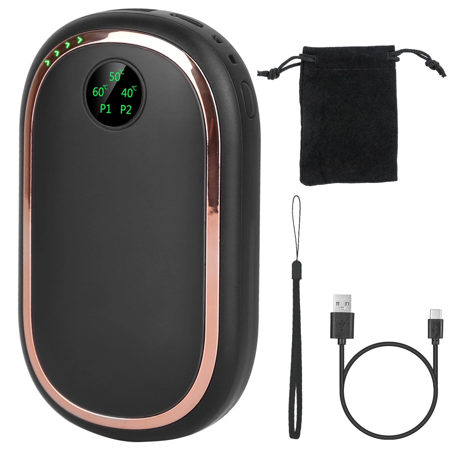 GBruno Rechargeable 2-in-1 Hand Warmer Power Bank