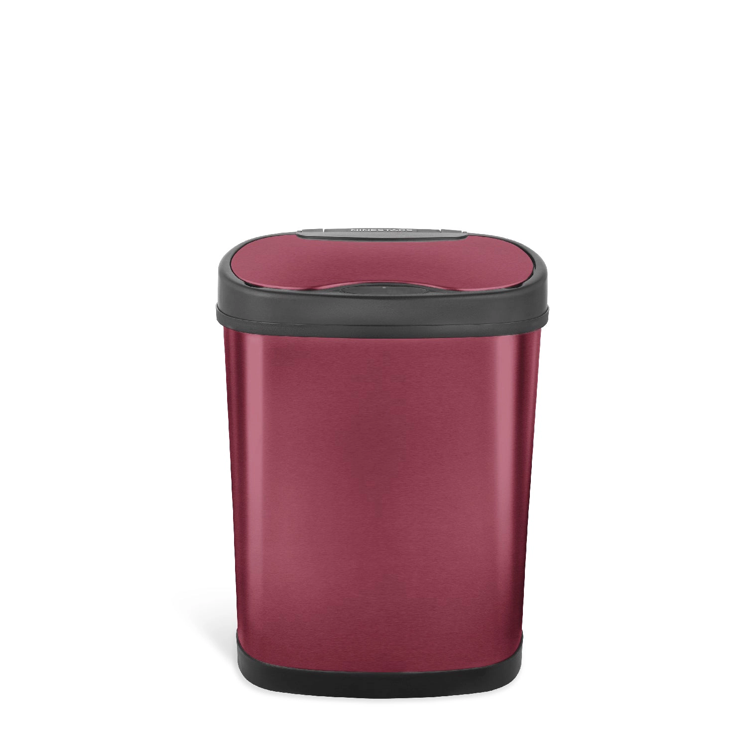 Ninestars Modern Oval 3.9-Gallon Stainless Steel Motion Sensor Trash Can