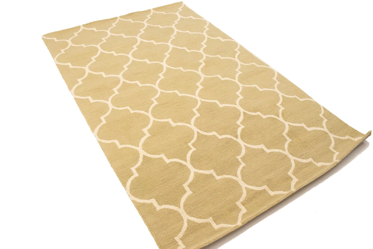 Magic Rugs 5'0 X 8'0 Hand-Tufted contemporary Trellis Wool Rug