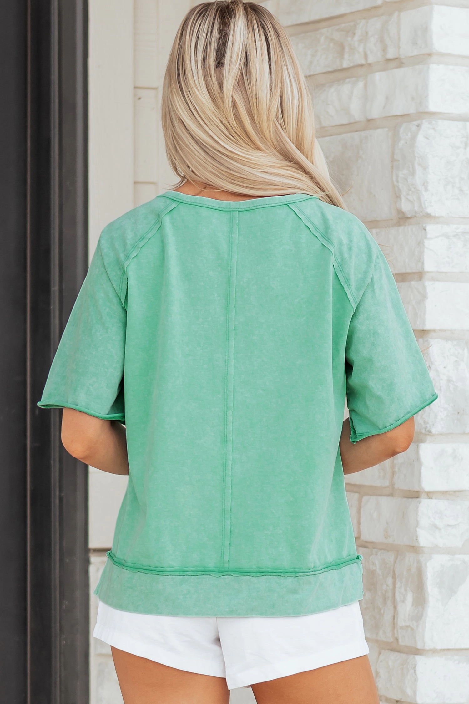 Threaded Pear Women's Holland Mineral Wash T Shirt