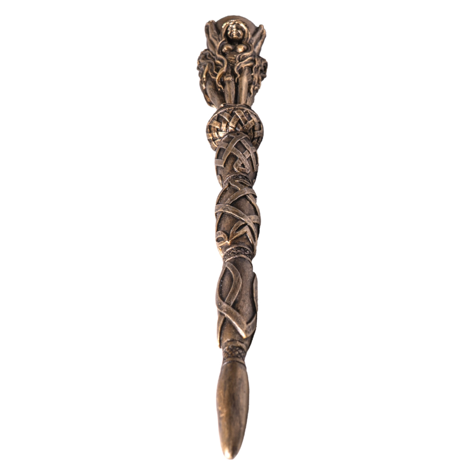 Pacific Giftware Triple Goddess Mystical Wand Three Sided Mother Maiden Crone Handle Magic Accessory 14 inch