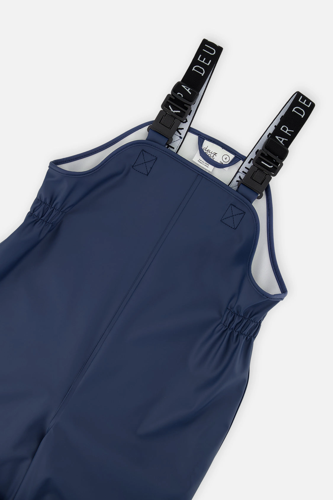 Deux par Deux Unisex Adjustable Suspender Rain Overalls