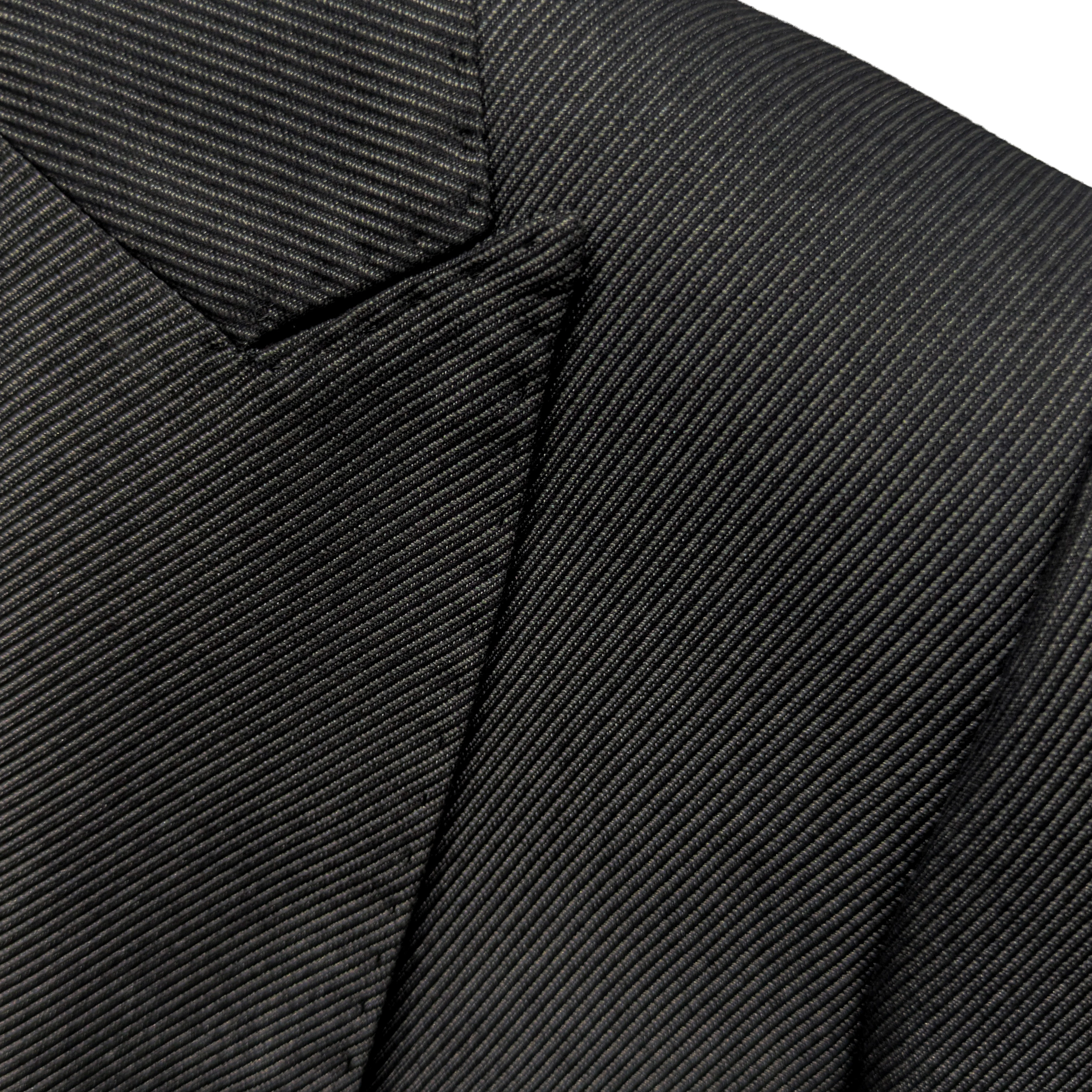 Tazzio Mens Slim Fit Diagonal Weave 3 Piece Suit Set