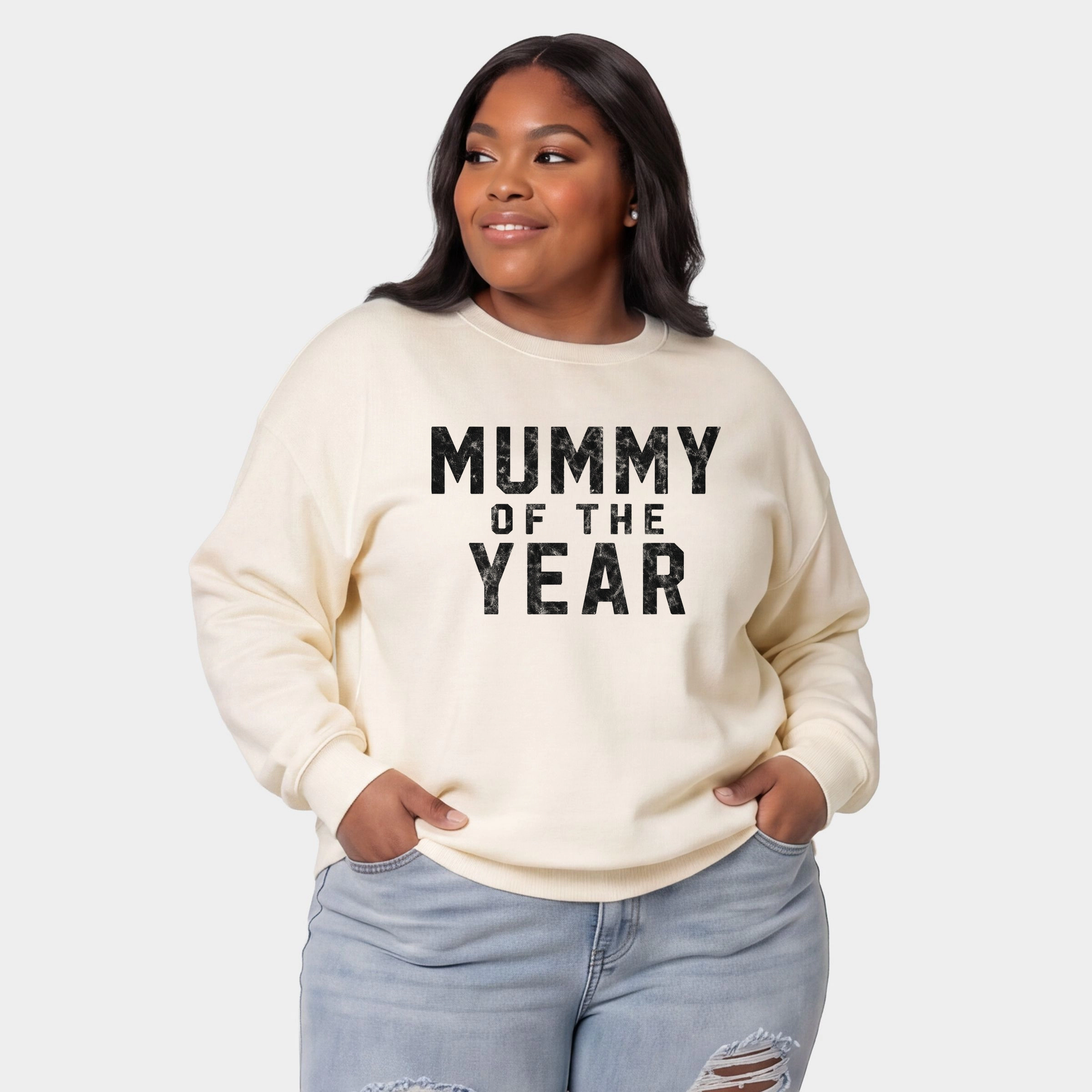 Simply Sage Market - Women's Plus Sized Graphic Sweatshirt Mummy of the Year