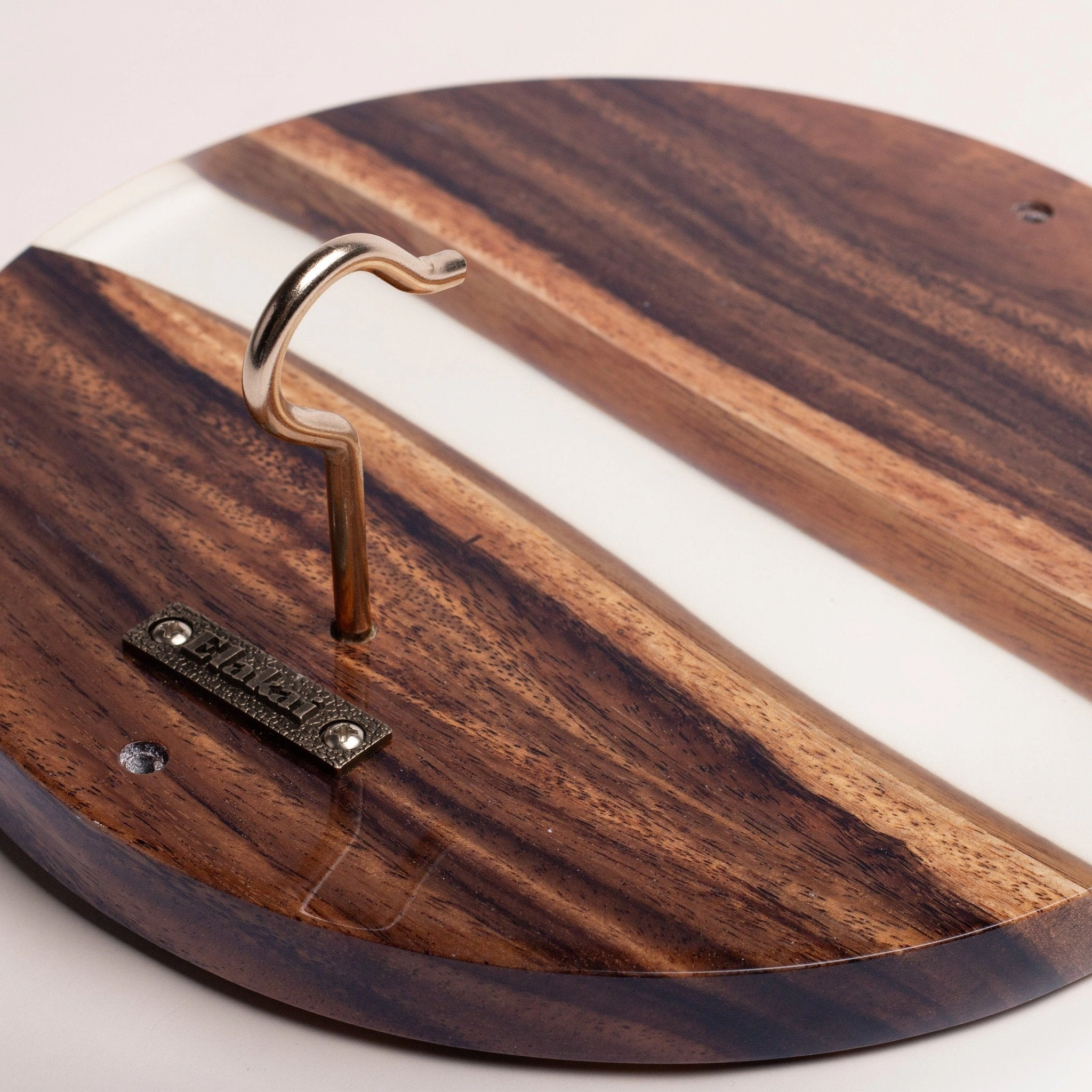Elakai Botanical Acacia Wood Hook and Ring Toss Game