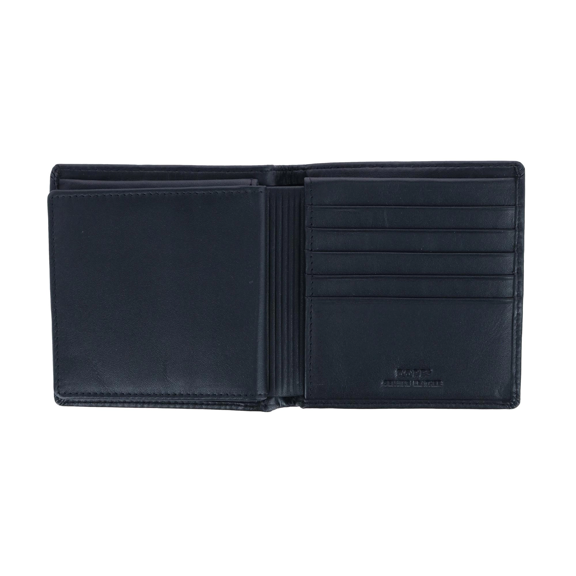 Dopp Men's Leather Regatta RFID Convertible Cardex Hipster Wallet