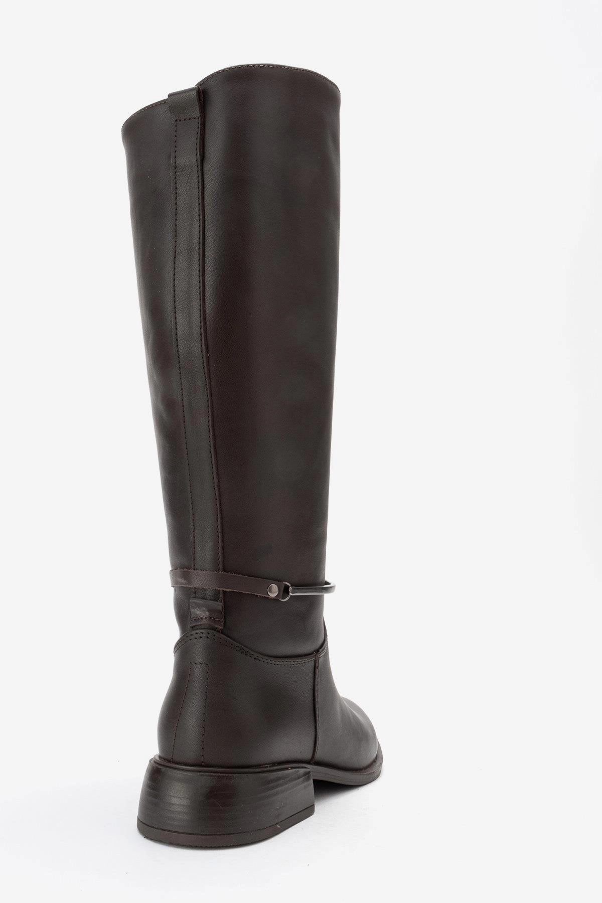 Forever & Always Womens Ansel Leather Riding Boot