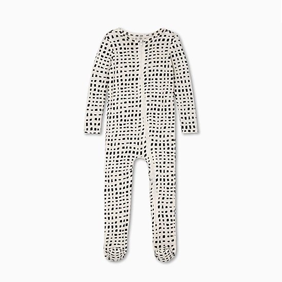 Rockets of Awesome Wavy Gingham One-Piece For Baby