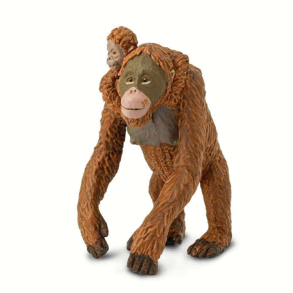 Safari Ltd. - Orangutan with Baby Kids Toy Figure