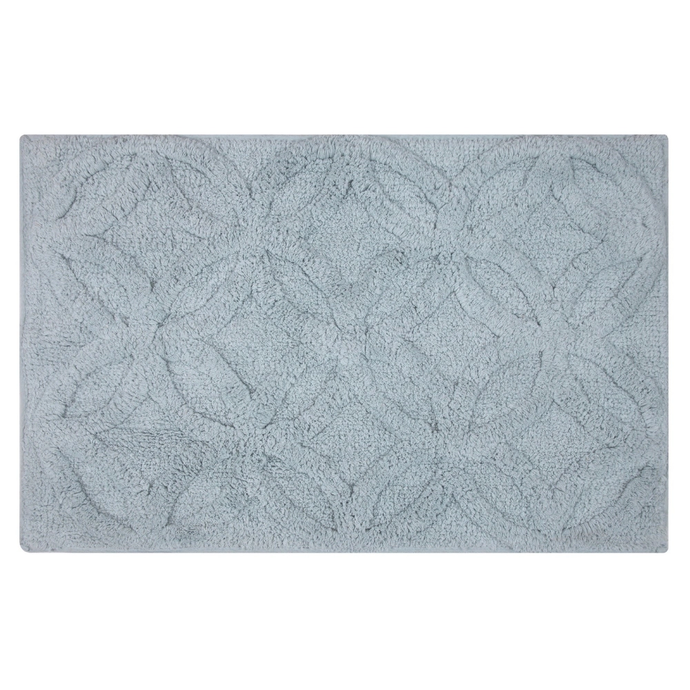 Arch Bath Rug 220 GSF Soft Plush Cotton Non Skid Back By Knightsbridge