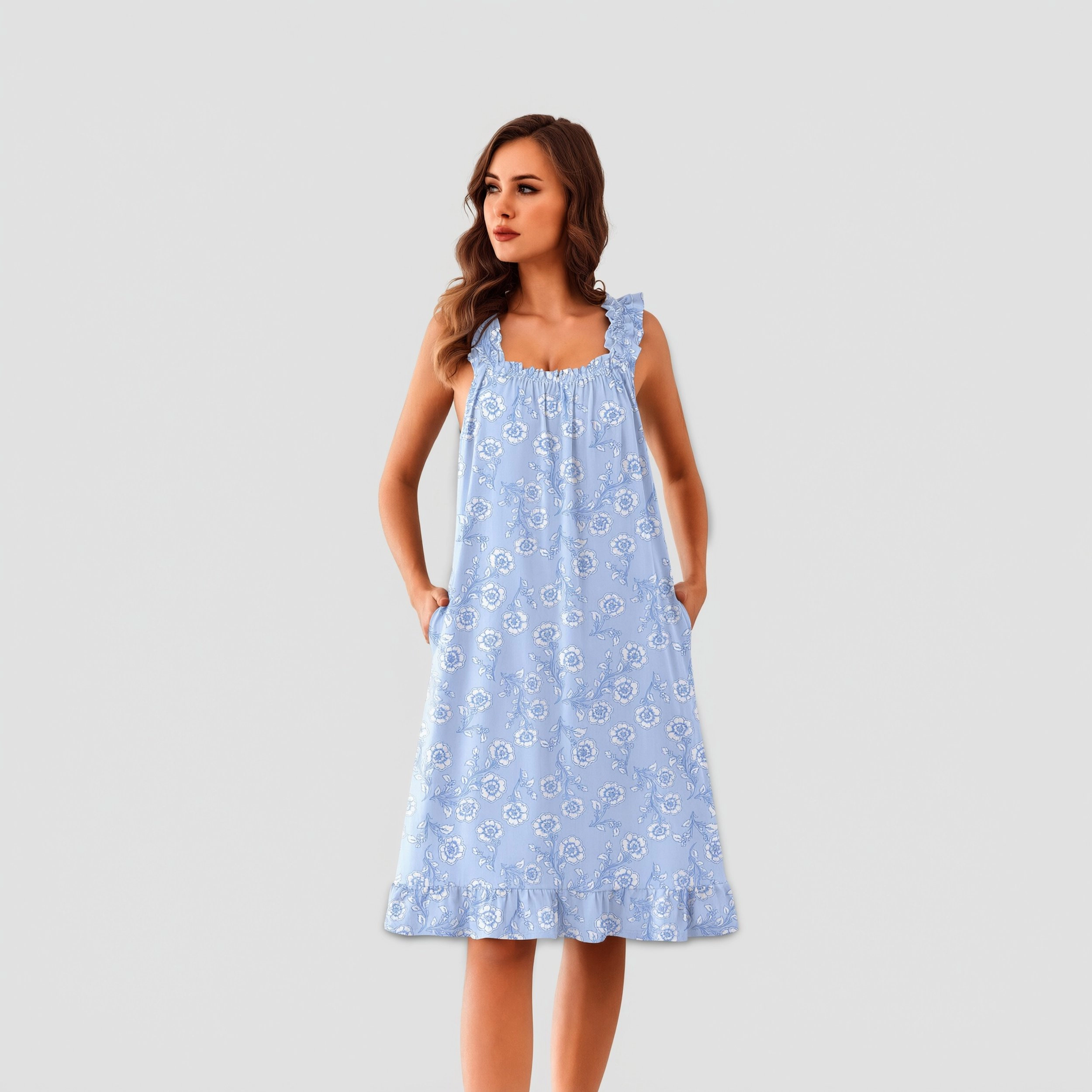 Ekouaer Women Nightgowns & Sleepshirts Victorian Night Gowns Dress Summer
