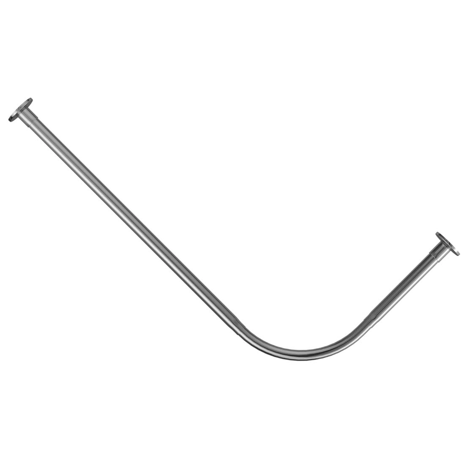 GBruno Stainless Steel L-Shaped Shower Curtain Rod