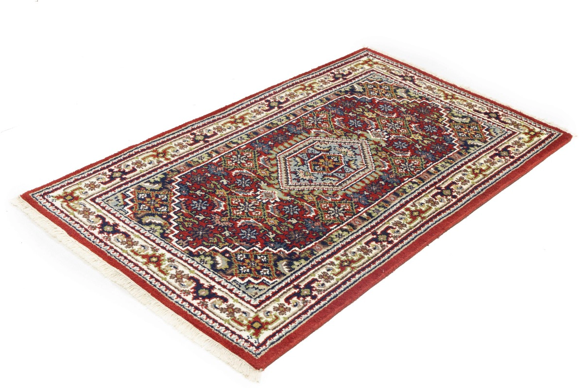 Magic Rugs Red Floral Tribal 3'2X5'4 Indo-Bidjar Oriental Rug