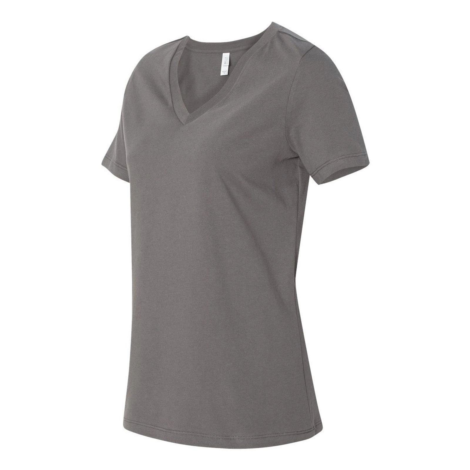Bella + Canvas Womens Relaxed Jersey V-Neck Tee
