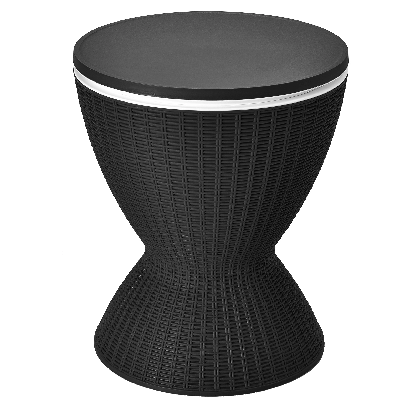Hivvago Outdoor Bar Table with Rattan Design