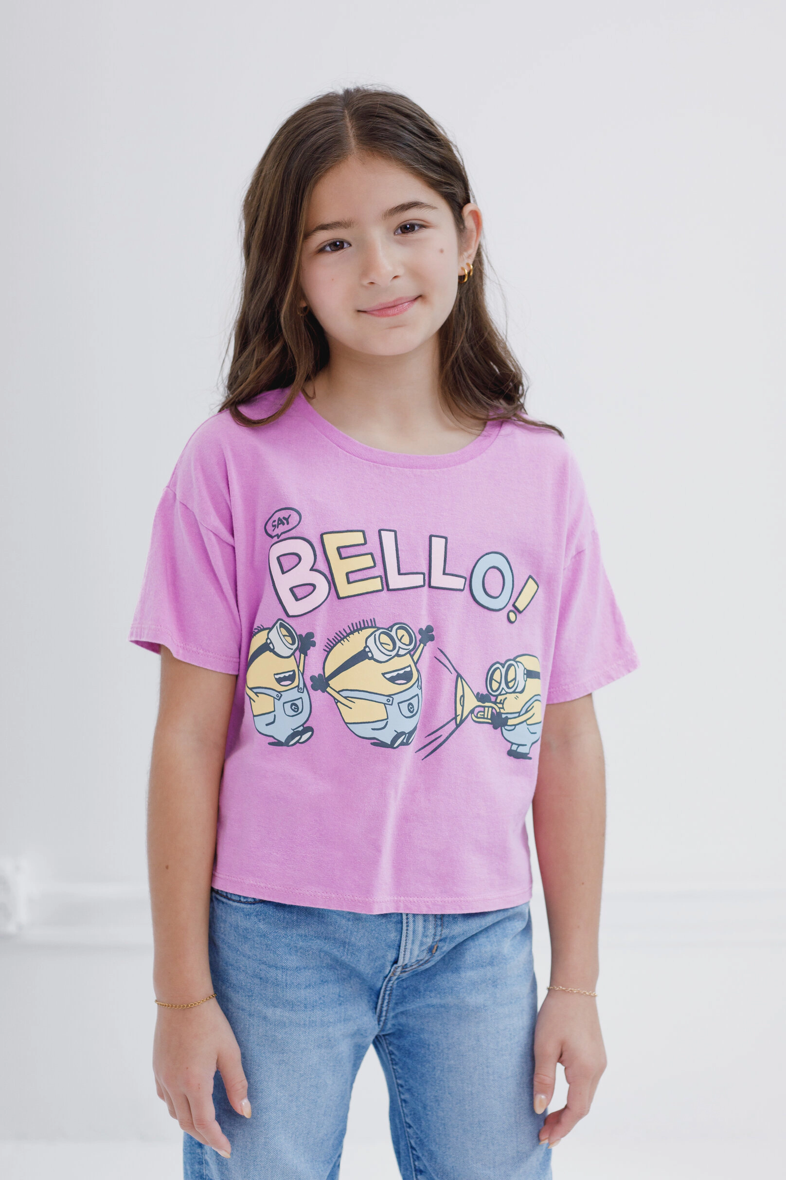 Minions Girls' Short Sleeve T-Shirt