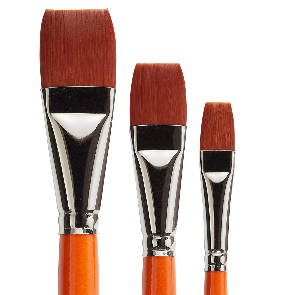 KINGART Radiant™ 6550 Square Wash Brush Set - 3 Pc