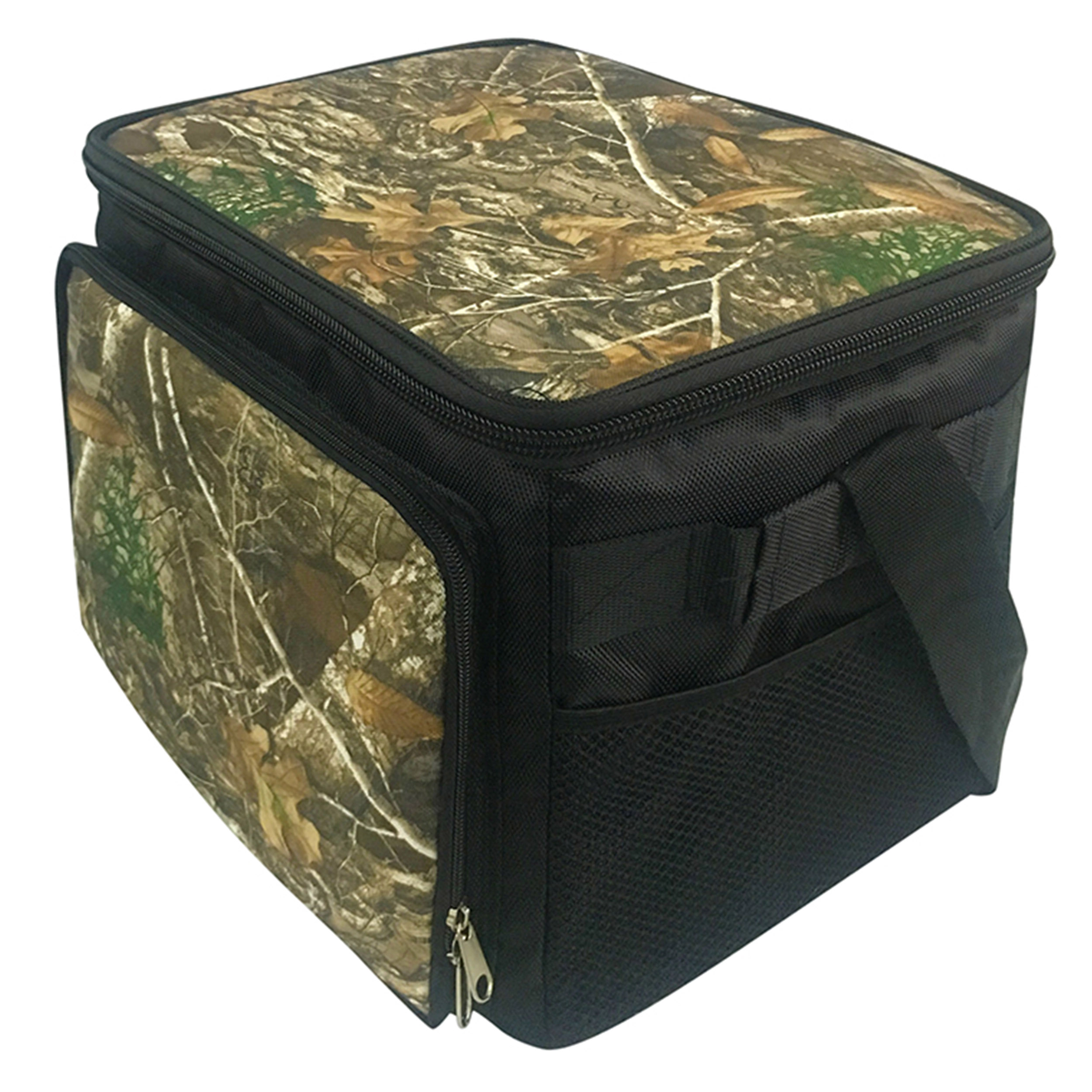 Brentwood Kool Zone 6 Can Insulated Cooler Bag with Hard Liner in Realtree Edge Camo
