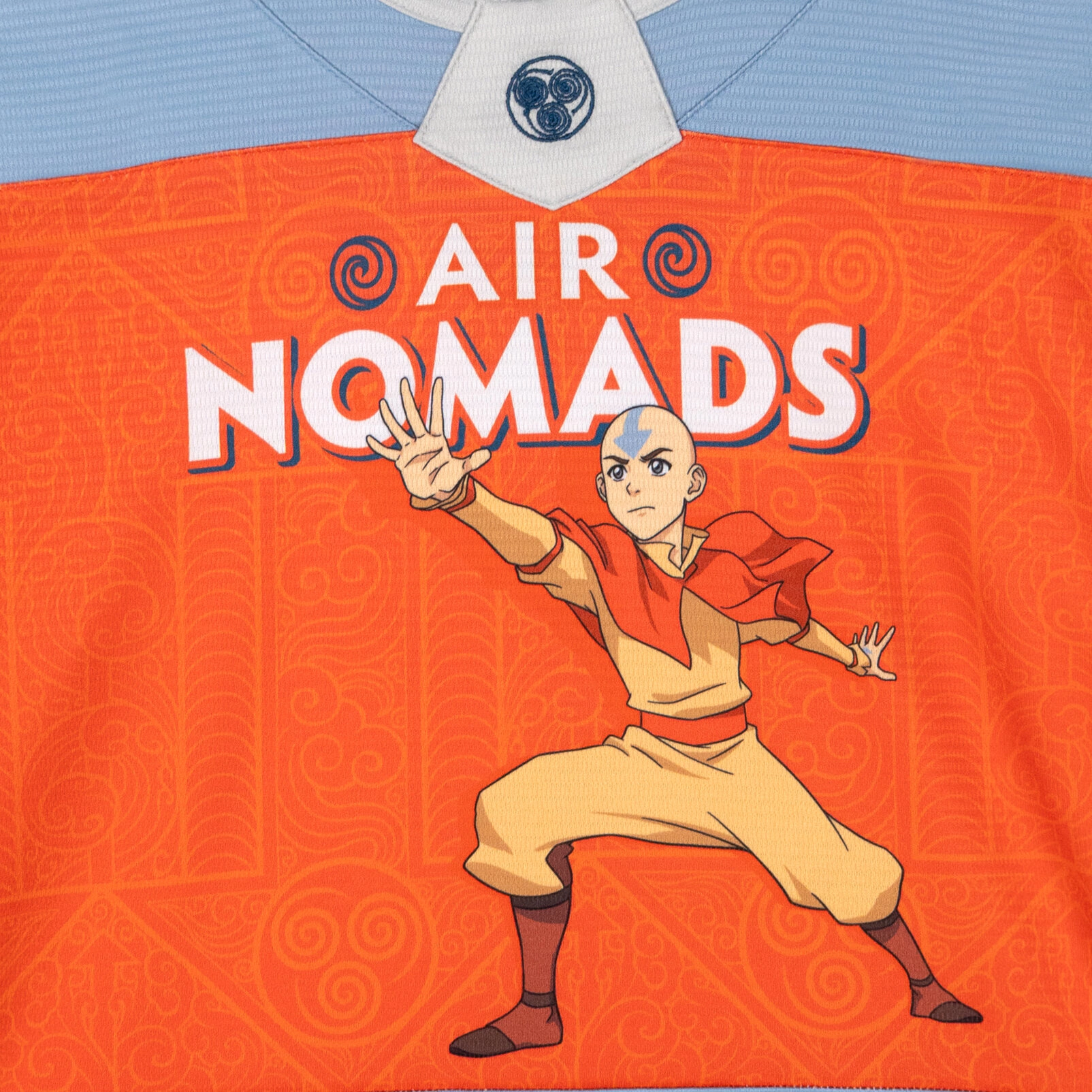 Avatar The Last Airbender Aang Boys' Athletic Long Sleeve Tee