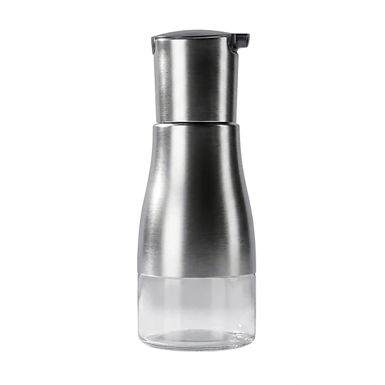 Alilang Women Glass Oil Dispenser Bottle with Stainless Steel Pour Spout