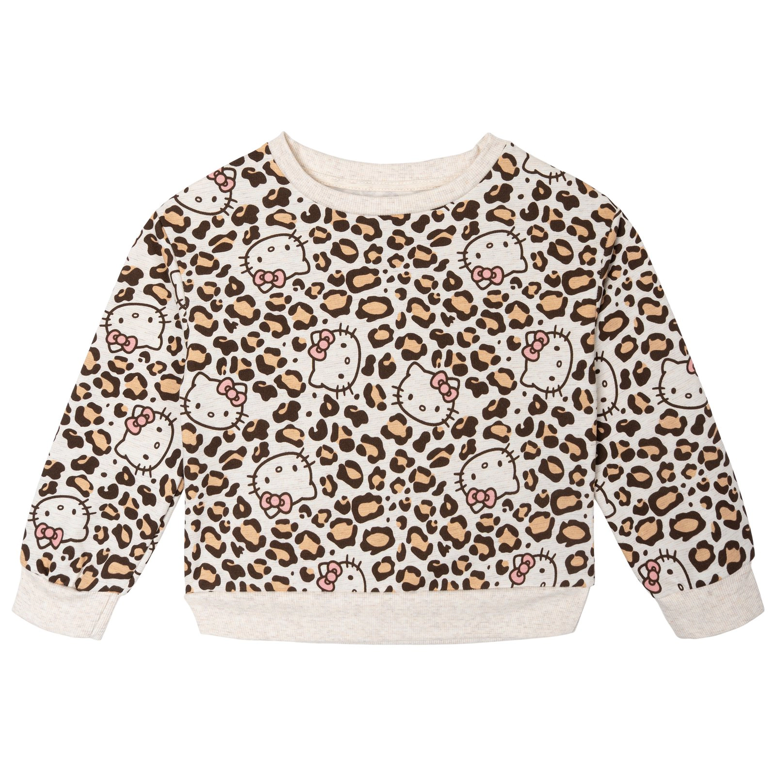 Hello Kitty Girls' Fleece Sweatshirt and Flare Leggings Set