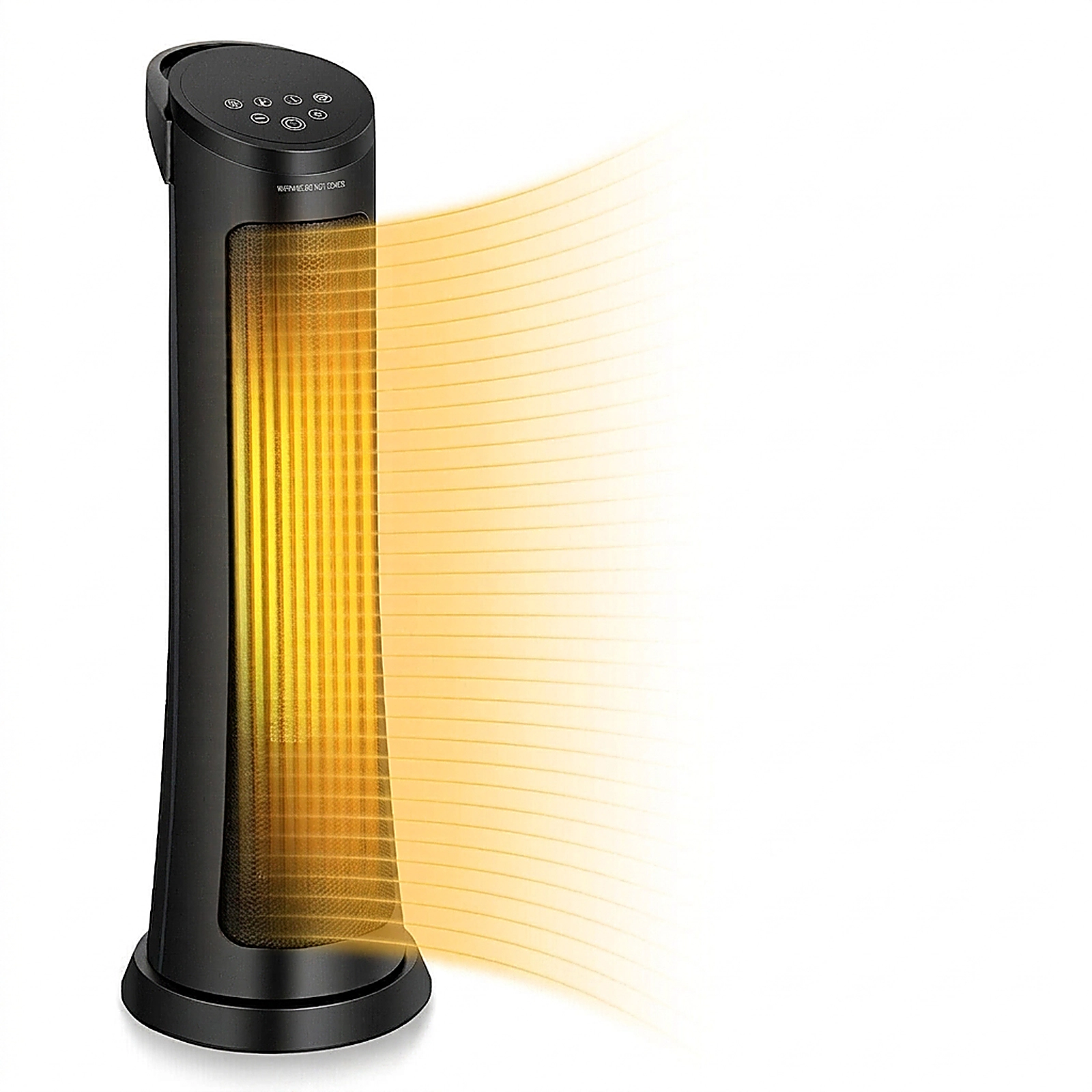 SUGIFT 1500W PTC Fast Heating Ceramic Tower Space Heater with 24H Timer and Remote Control 29-in Tall Black